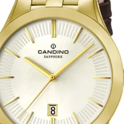 Candino Damen-Armbanduhr Timeless analog Quarz Leder UC4546/1
