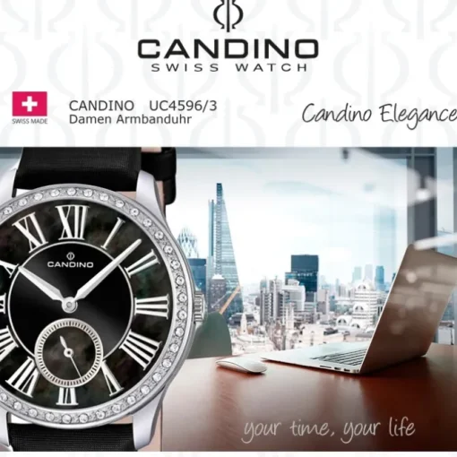 CANDINO Damen-Uhr - Elegance Delight - Analog - Quarz - Leder - UC4596/3