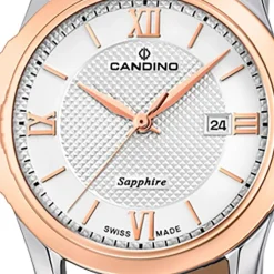 Candino Damenuhr Classic C4737/2 Armbanduhr Edelstahl weiß UC4737/2