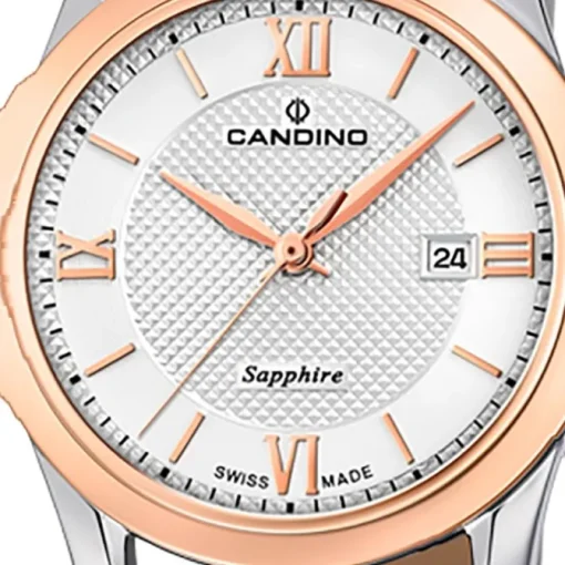 Candino Damenuhr Classic C4737/2 Armbanduhr Edelstahl weiß UC4737/2