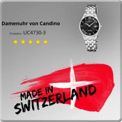 Candino Damenuhr Classic C4730/3 Armbanduhr Edelstahl silber UC4730/3