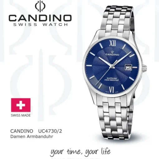 Candino Damenuhr Classic C4730/2 Armbanduhr Edelstahl silber UC4730/2