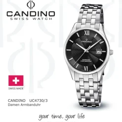 Candino Damenuhr Classic C4730/3 Armbanduhr Edelstahl silber UC4730/3