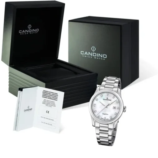 Candino Damenuhr Classic C4738/1 Armbanduhr Edelstahl silber UC4738/1