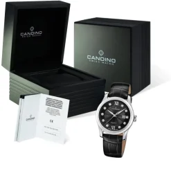 Candino Damenuhr Classic C4736/4 Armbanduhr Edelstahl schwarz UC4736/4