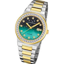 Candino Damenuhr Edelstahl silber gold Candino Elegance Armbanduhr UC4750/2
