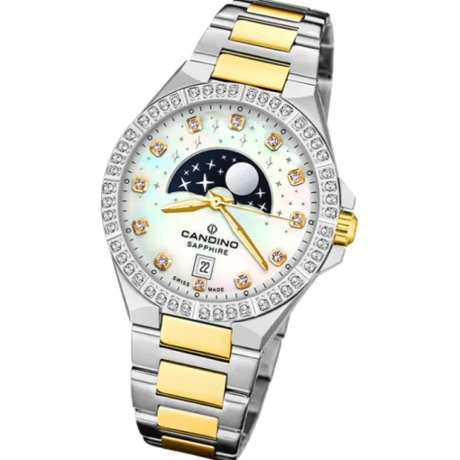 Candino Damenuhr Edelstahl silber gold Candino Elegance Armbanduhr UC4761/1