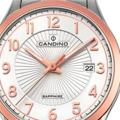 Candino Damen-Uhr Edelstahl silber roségold C4610/1 Quarz Klassisch UC4610/1