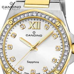 Candino Damenuhr Edelstahl silber gold Candino Elegance Armbanduhr UC4752/1