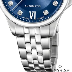 Candino Damenuhr Edelstahl silber Candino Automatik Armbanduhr UC4770/4