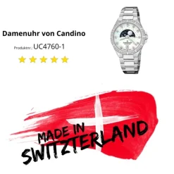 Candino Damenuhr Edelstahl silber Candino Elegance Armbanduhr UC4760/1