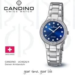 Candino Damenuhr Edelstahl silber Candino Casual Armbanduhr UC4626/4