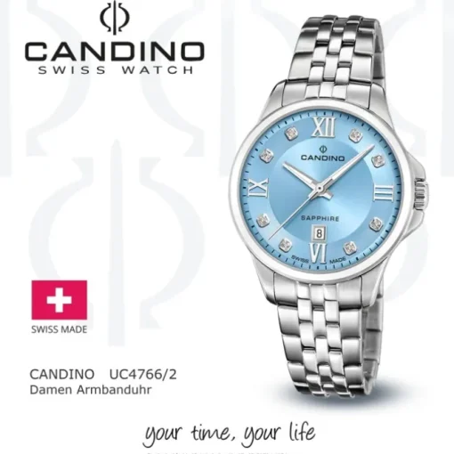 Candino Damenuhr Edelstahl silber Candino Elegance Armbanduhr UC4766/2