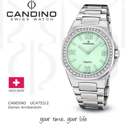 Candino Damenuhr Edelstahl silber Candino Elegance Armbanduhr UC4753/2