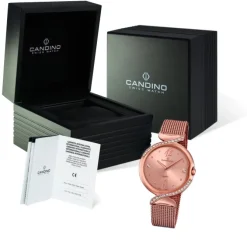 Candino Damen-Uhr Edelstahl roségold C4613/2 Quarz Elegance Flair UC4613/2