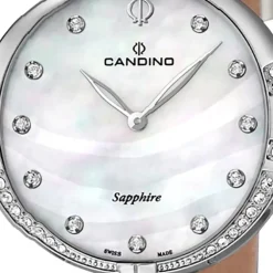 Candino Damenuhr Elegance C4601/1 Armbanduhr Edelstahl creme UC4601/1