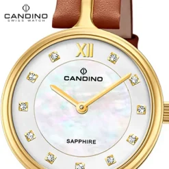 Candino Damenuhr Leder braun Candino Elegance Armbanduhr UC4649/3