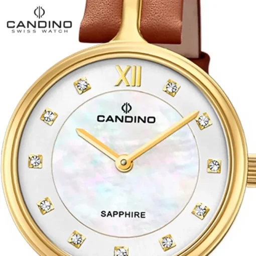 Candino Damenuhr Leder braun Candino Elegance Armbanduhr UC4649/3