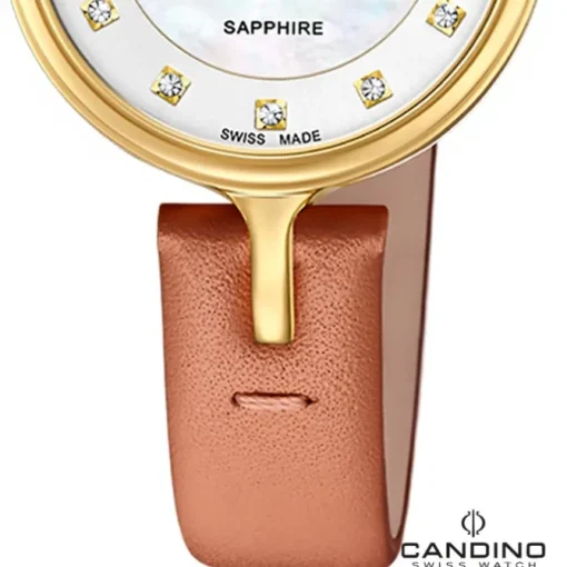 Candino Damenuhr Leder braun Candino Elegance Armbanduhr UC4649/3