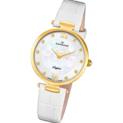Candino Damenuhr Leder weiß Candino Elegance Armbanduhr UC4670/3