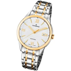 Candino Herren Armbanduhr Couple C4694/1 Quarz Edelstahl silber gold UC4694/1
