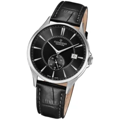 Candino Herren Armbanduhr Classic Timeless C4634/4 Quarz Leder schwarz UC4634/4