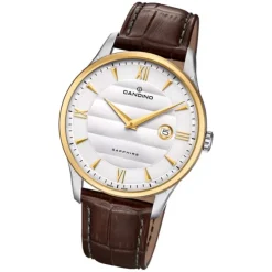 Candino Herren Armbanduhr Classic Timeless C4640/1 Quarz Leder braun UC4640/1
