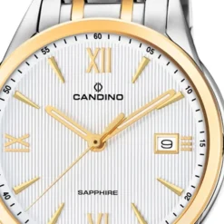 Candino Herren Armbanduhr Couple C4694/1 Quarz Edelstahl silber gold UC4694/1