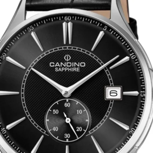 Candino Herren Armbanduhr Classic Timeless C4634/4 Quarz Leder schwarz UC4634/4