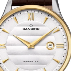 Candino Herren Armbanduhr Classic Timeless C4640/1 Quarz Leder braun UC4640/1
