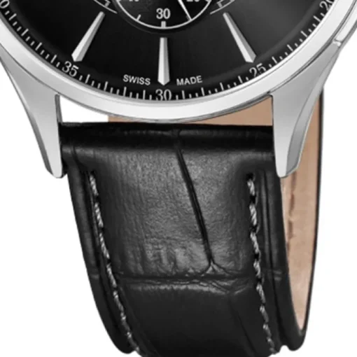 Candino Herren Armbanduhr Classic Timeless C4634/4 Quarz Leder schwarz UC4634/4