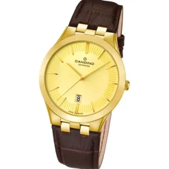 Candino Herren-Armbanduhr Timeless analog Quarz Leder UC4542/2