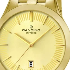 Candino Herren-Armbanduhr Timeless analog Quarz Edelstahl Gelbgold PVD UC4541/2