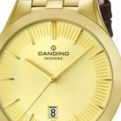 Candino Herren-Armbanduhr Timeless analog Quarz Leder UC4542/2