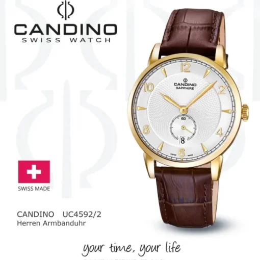 CANDINO Herren-Uhr - Classic Timeless - Analog - Quarz - Leder - UC4592/2