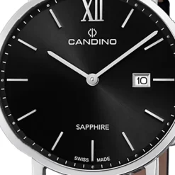 Candino Herrenuhr Classic C4724/3 Armbanduhr Edelstahl schwarz UC4724/3