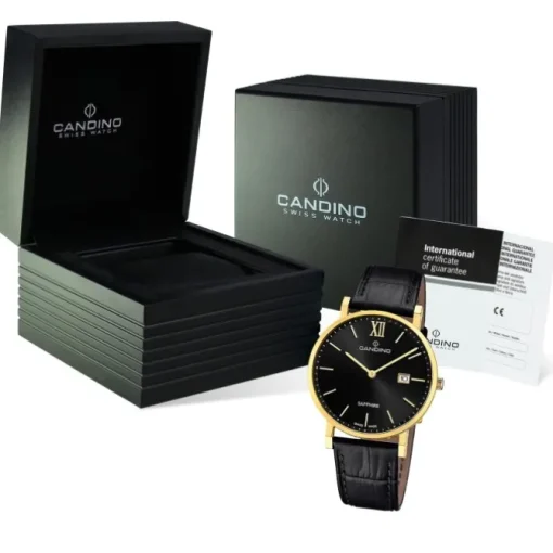 Candino Herrenuhr Classic C4726/3 Armbanduhr Edelstahl schwarz UC4726/3