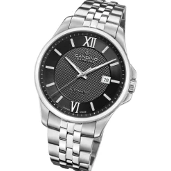 Candino Herrenuhr Edelstahl silber Candino Automatik Armbanduhr UC4768/4