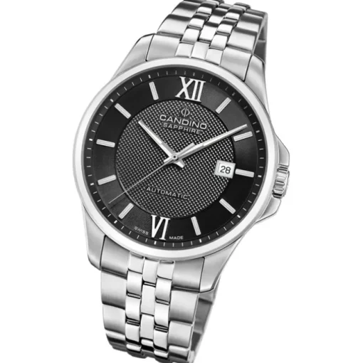 Candino Herrenuhr Edelstahl silber Candino Automatik Armbanduhr UC4768/4