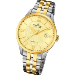 Candino Herrenuhr Edelstahl silber gold Candino Classic Armbanduhr UC4706/A