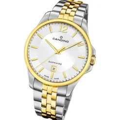 Candino Herrenuhr Edelstahl silber gold Candino Classic Armbanduhr UC4763/1
