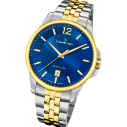 Candino Herrenuhr Edelstahl silber gold Candino Classic Armbanduhr UC4763/2