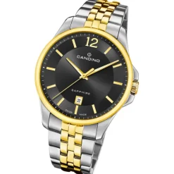 Candino Herrenuhr Edelstahl silber gold Candino Classic Armbanduhr UC4763/4