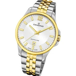 Candino Herrenuhr Edelstahl silber gold Candino Classic Armbanduhr UC4765/1