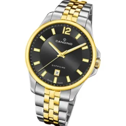 Candino Herrenuhr Edelstahl silber gold Candino Classic Armbanduhr UC4765/4