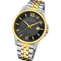 Candino Herrenuhr Edelstahl silber gold Candino Automatik Armbanduhr UC4769/4
