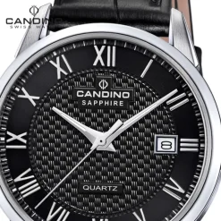 Candino Herrenuhr Edelstahl schwarz Candino Classic Armbanduhr UC4712/D