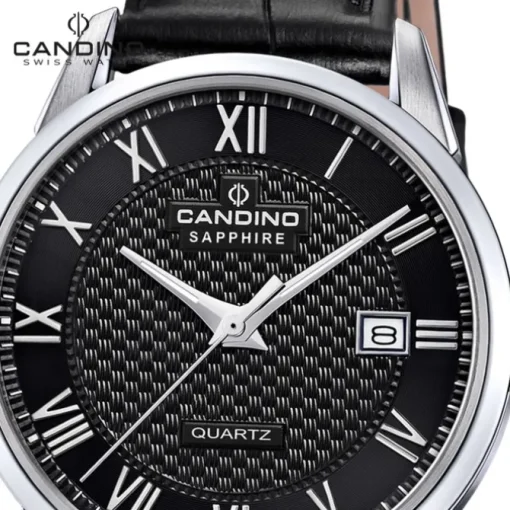 Candino Herrenuhr Edelstahl schwarz Candino Classic Armbanduhr UC4712/D