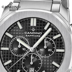 Candino Herrenuhr Edelstahl silber Candino Sport Armbanduhr UC4746/4