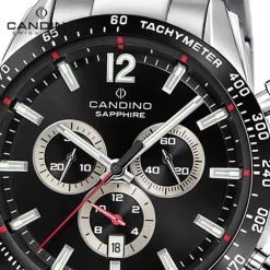 Candino Herrenuhr Edelstahl silber Candino Sport Armbanduhr UC4757/4